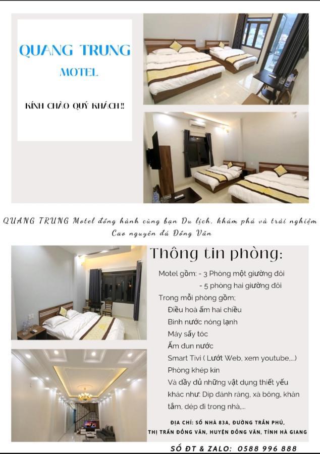 Nha Nghi Quang Trung Apartment Dong Van  Exterior foto
